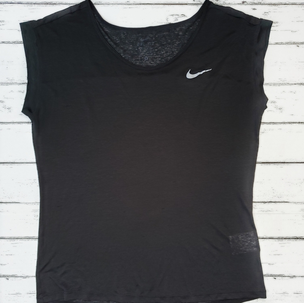 NIKE Sheer Black Dri-Fit Shirt